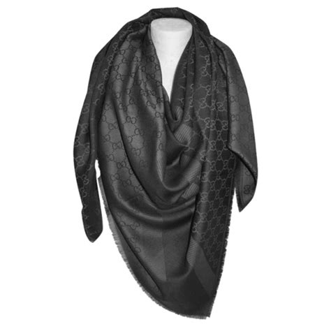 foulard gucci femme noir|Écharpes pour Femme .